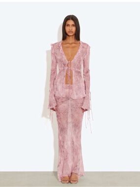 Rat & Boa Cobra Pink Skirt M